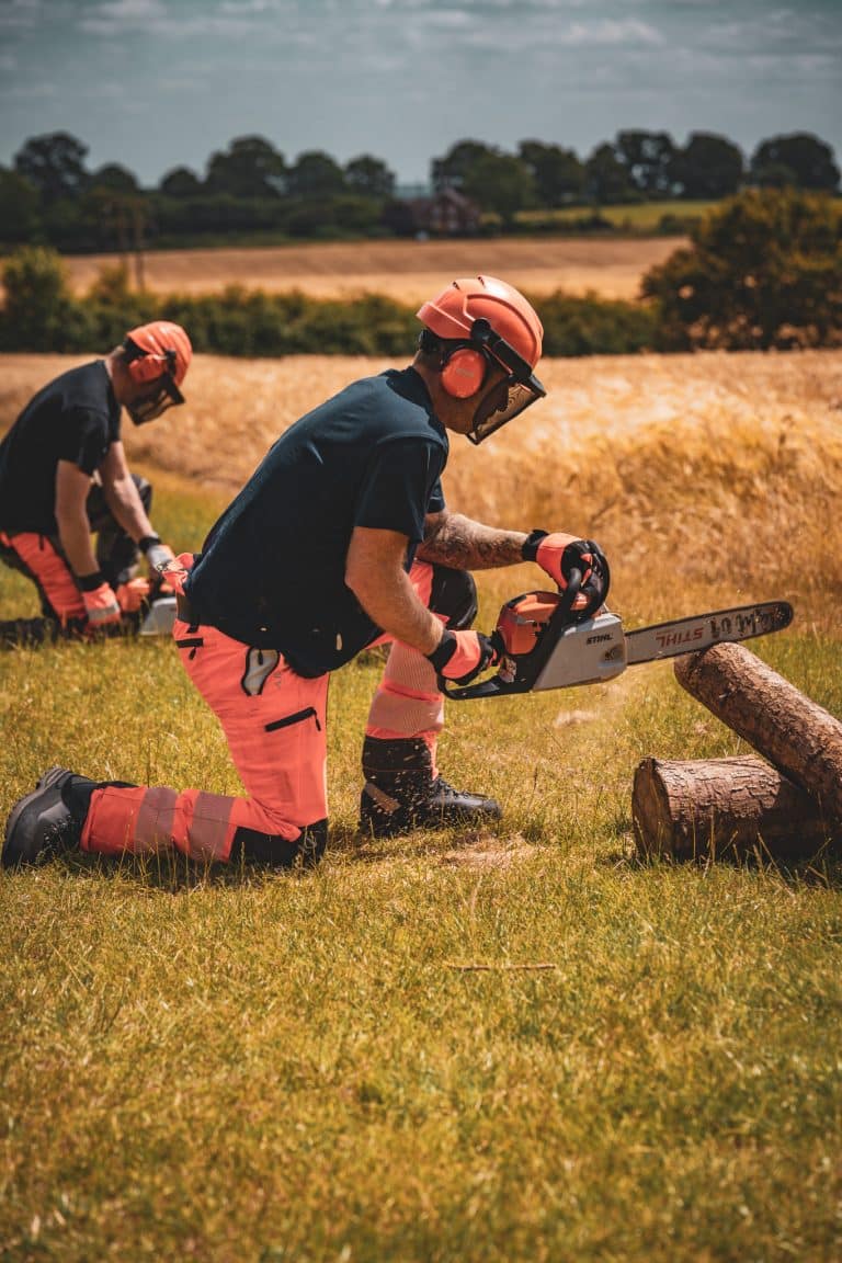 CS30 Chainsaw Maintenance & Cross cutting training at Ground Up Training